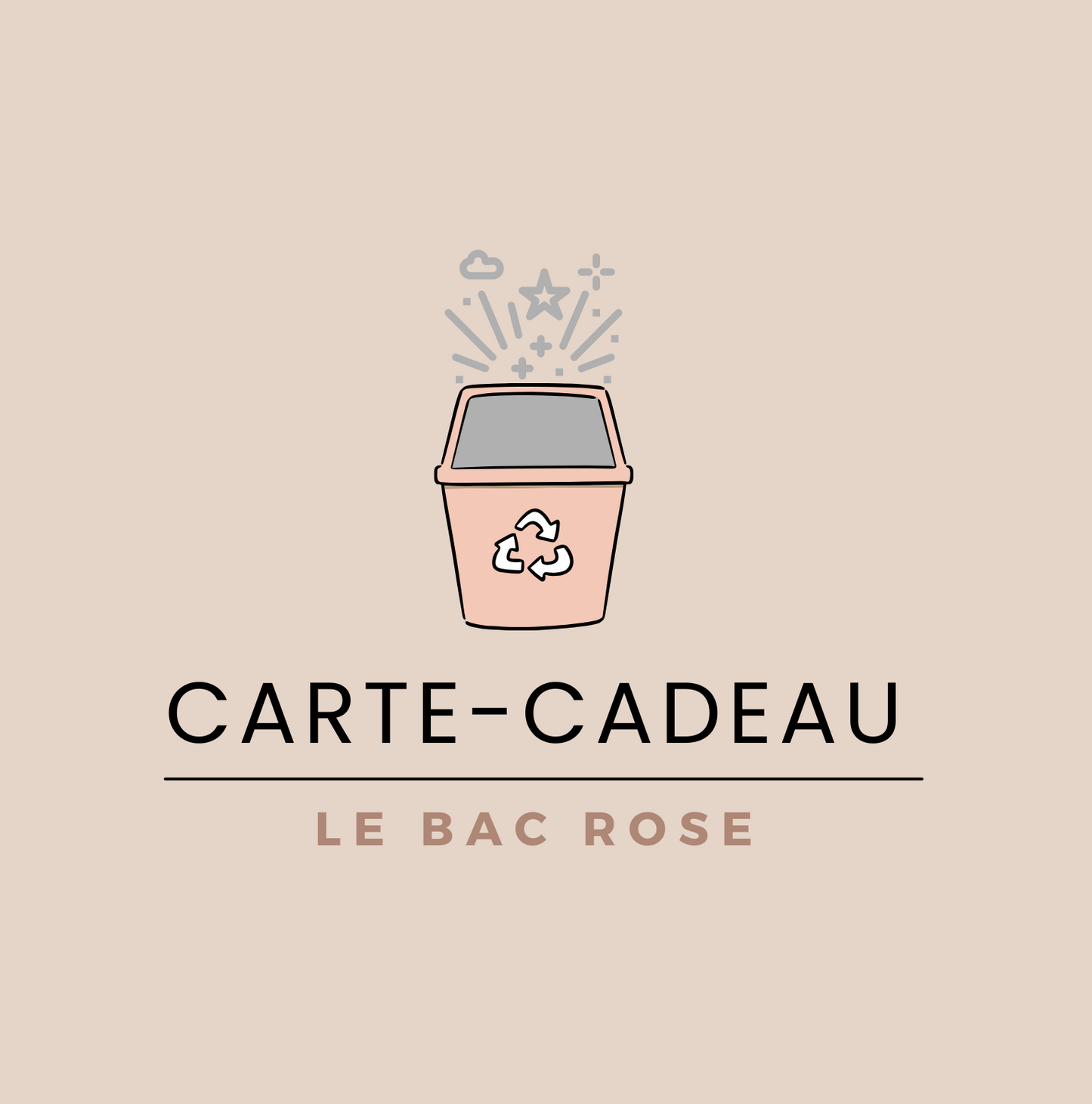 Carte-cadeau Le bac rose